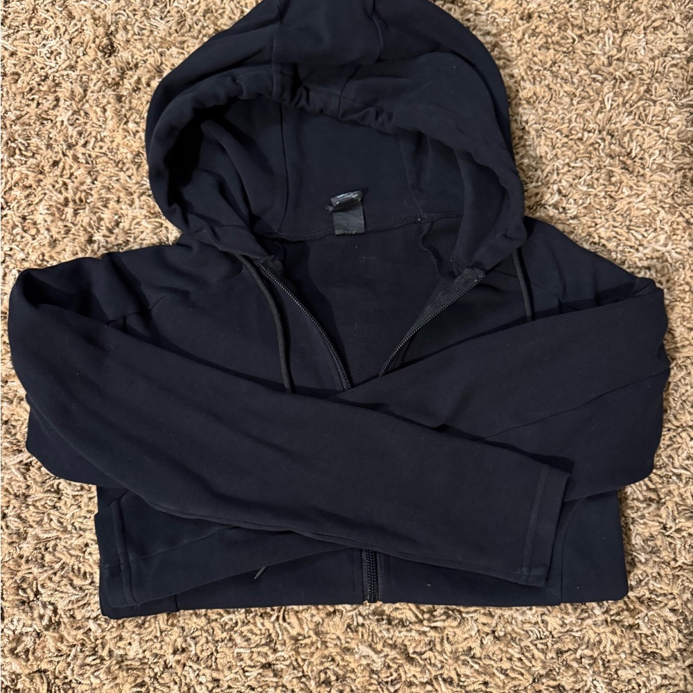 Preloved Alphalete Black Zip-Up Hoodie